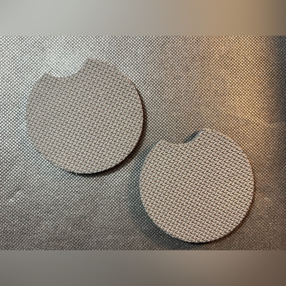 Trailer Trash Zombie Car Cup Holder Coasters Set New - Picture 2 of 2